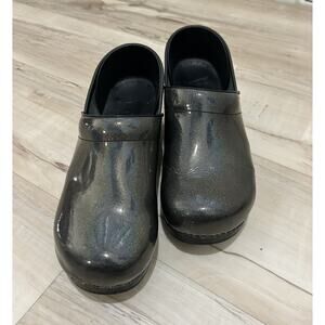 Dansko Professional Holographic Black Women's Clogs Size EU41 / US10.5